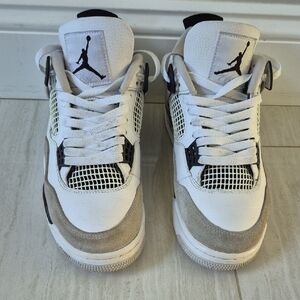 Jordan White and Black Sneakers